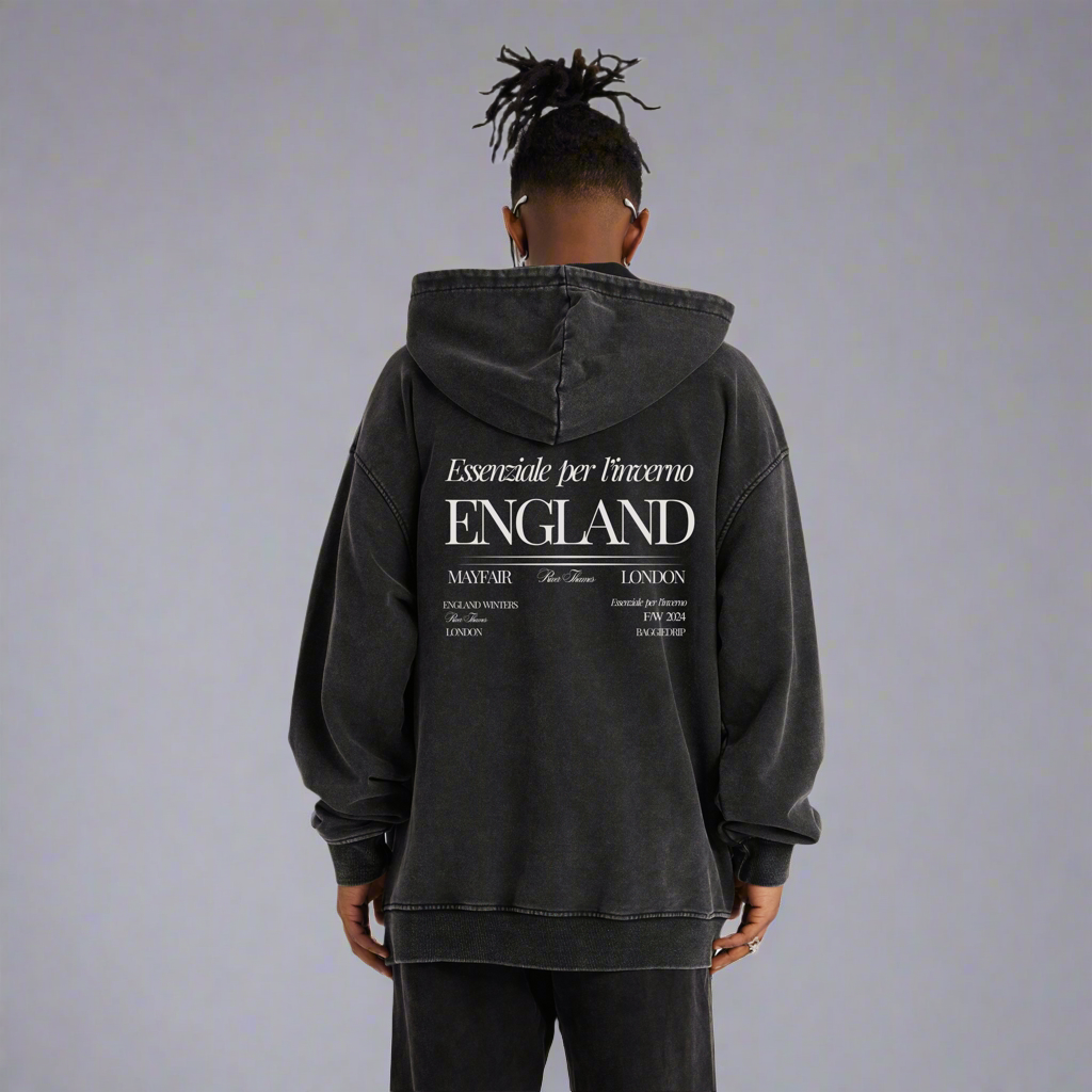 Essenziale per l’inverno England Hoodie